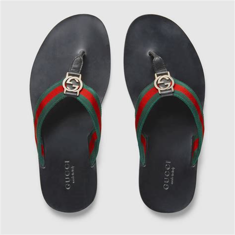 men's vintage gucci thong sandals orange|Gucci strap sandals for men.